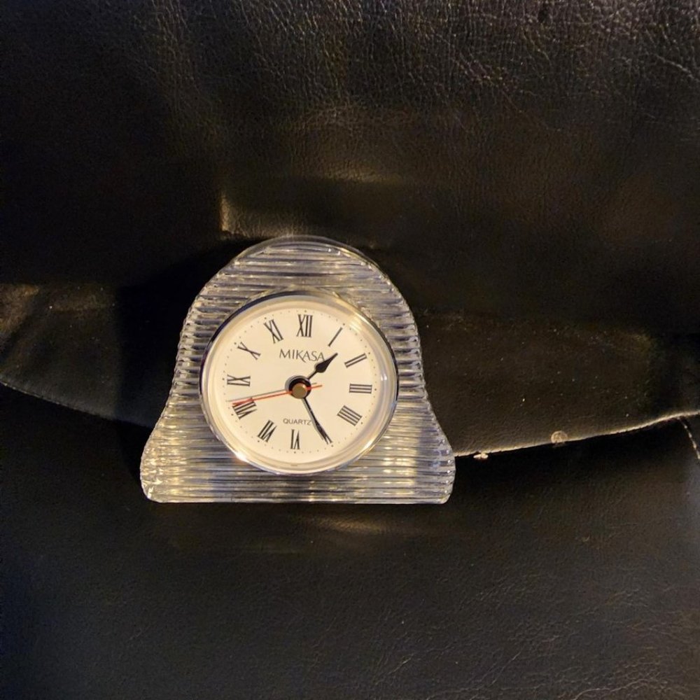 Vintage Heavy Small Mikasa Quartz Clock